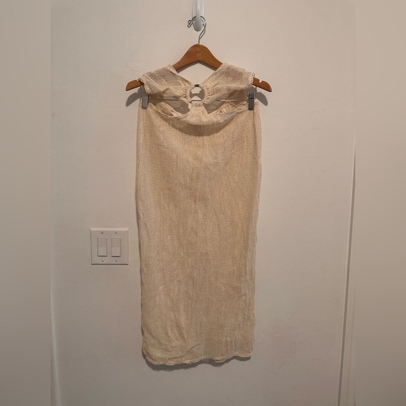 Tularosa Caliope Midi Dress Cover Up in Natural Sz S - Picture 3 of 7